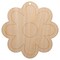 Flower Outline Unfinished Craft Wood Holiday Christmas Tree DIY Pre-Drilled Ornament